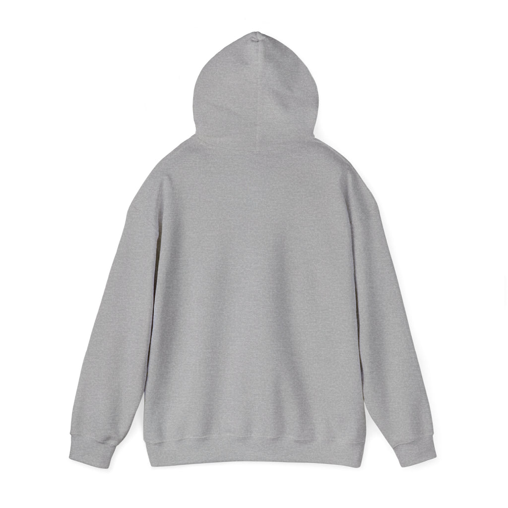 Twins Birds Contrast Hoodie – Monochrome Bird Art Pullover