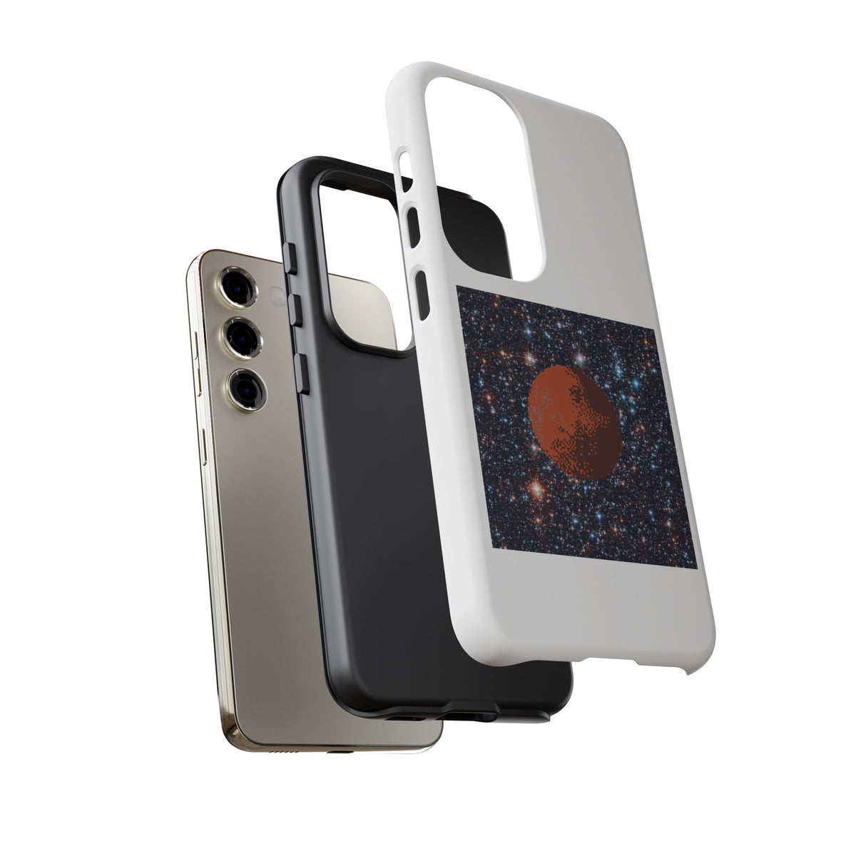 Planet Phone Case — Mars Nebula Protective Tough Case