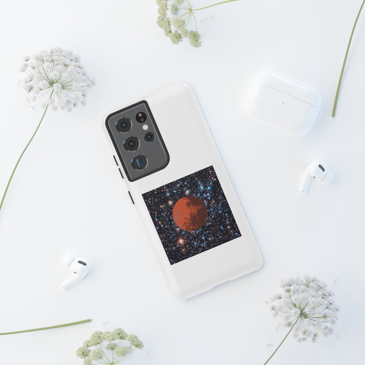 Planet Phone Case — Mars Nebula Protective Tough Case