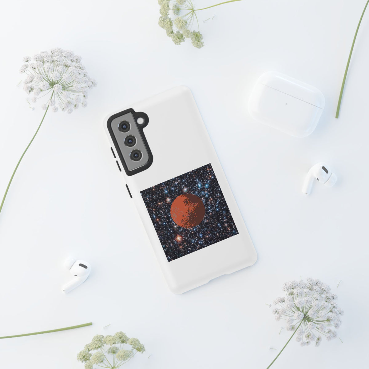 Planet Phone Case — Mars Nebula Protective Tough Case