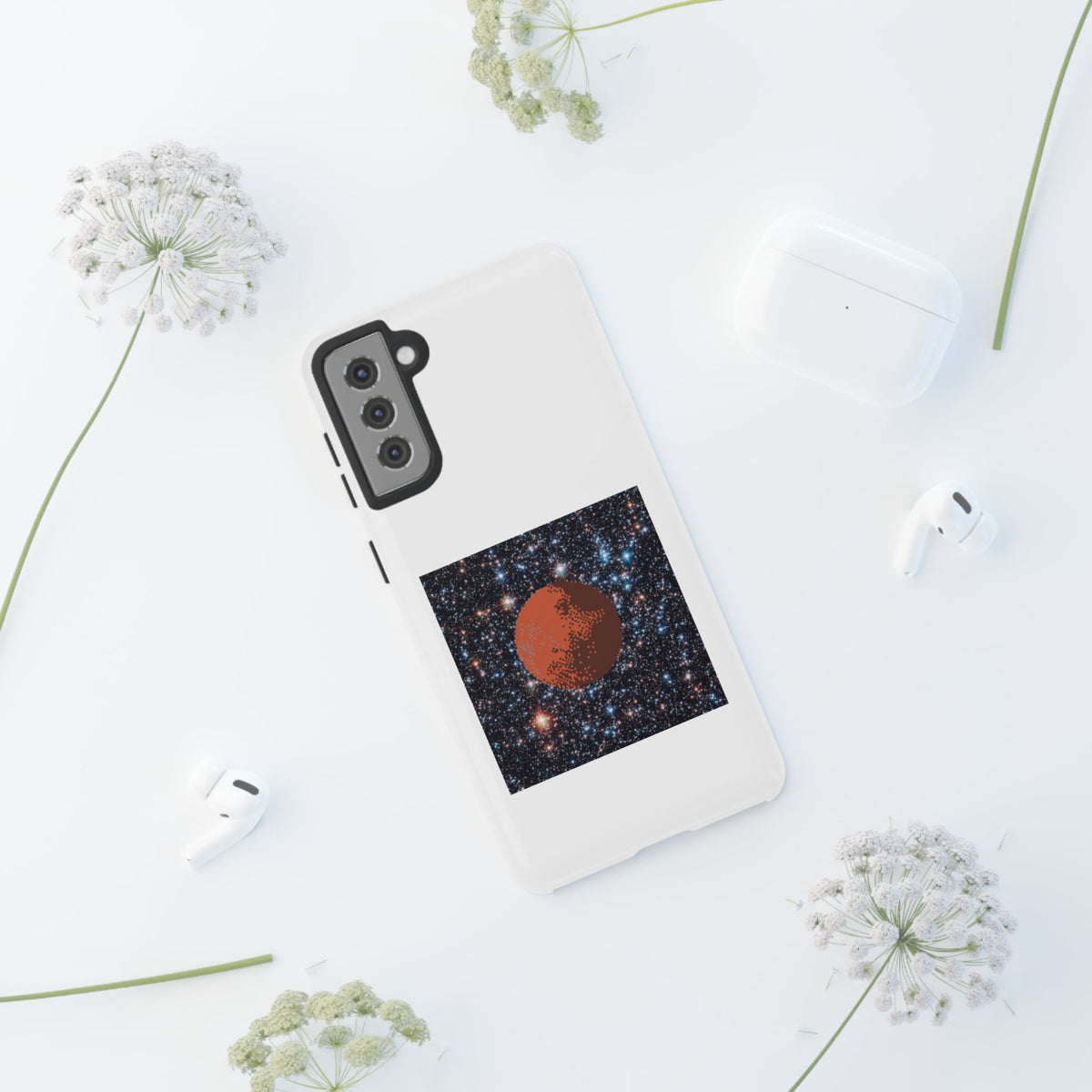Planet Phone Case — Mars Nebula Protective Tough Case
