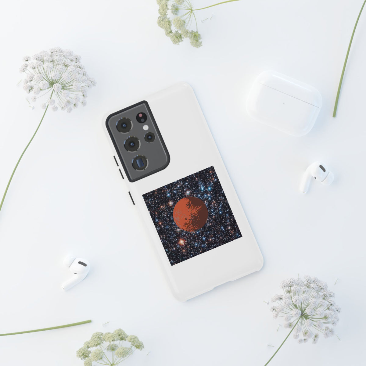 Planet Phone Case — Mars Nebula Protective Tough Case